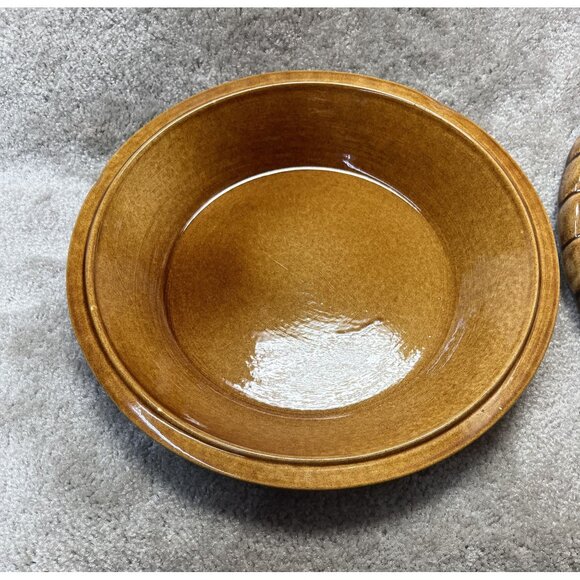 VTG Over and Back Apple Pie 10 Inch Fall Decor Thanksgiving Pie Dessert READ - Picture 6 of 13